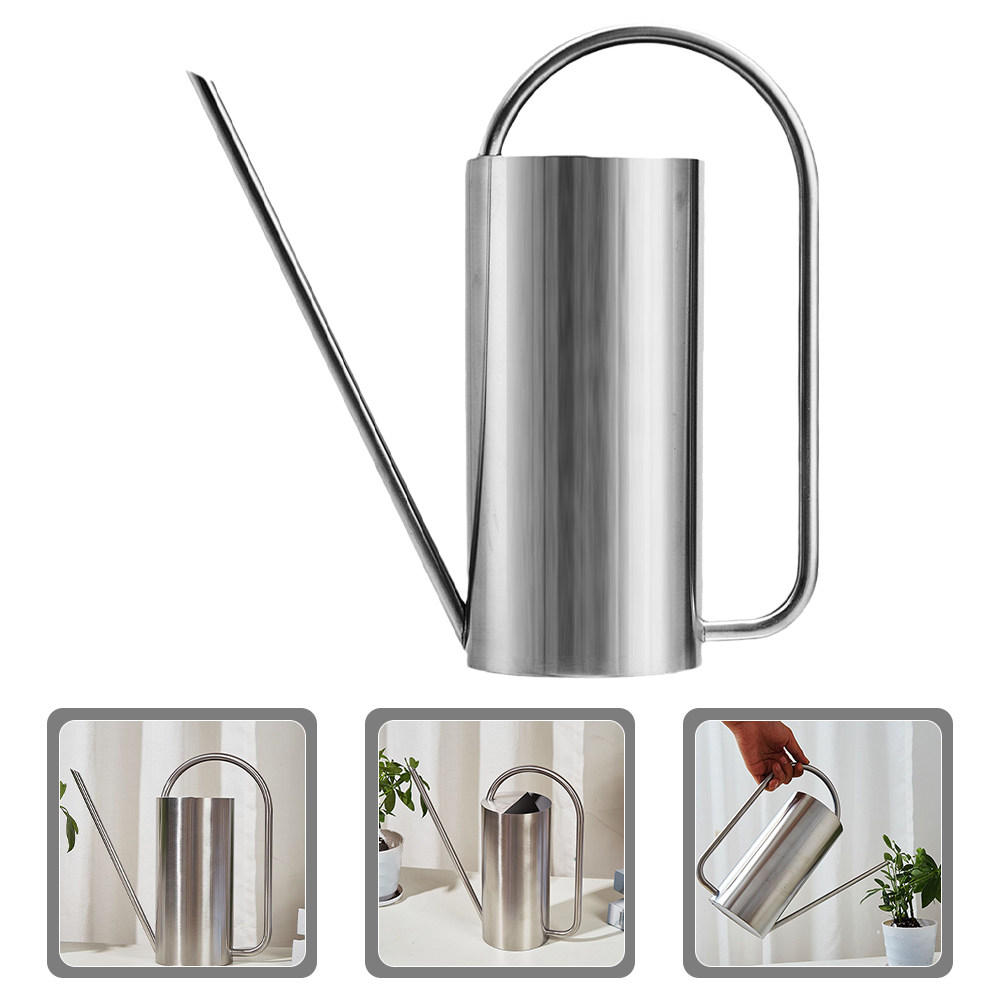 Watering Can Long Spout - Premium Stainless Steel Watering Can Ergonomic