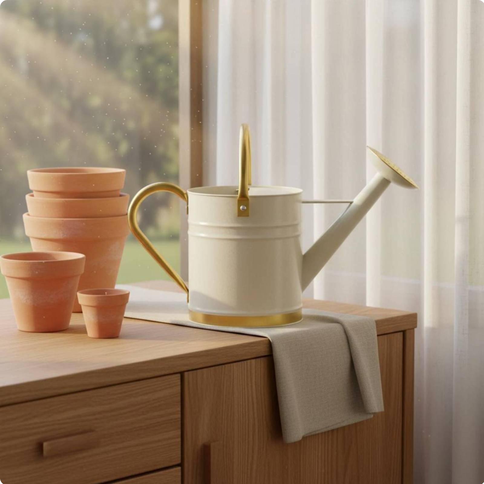 Watering Can Long Spout - Long Spout Watering Can Leak-Proof Metal