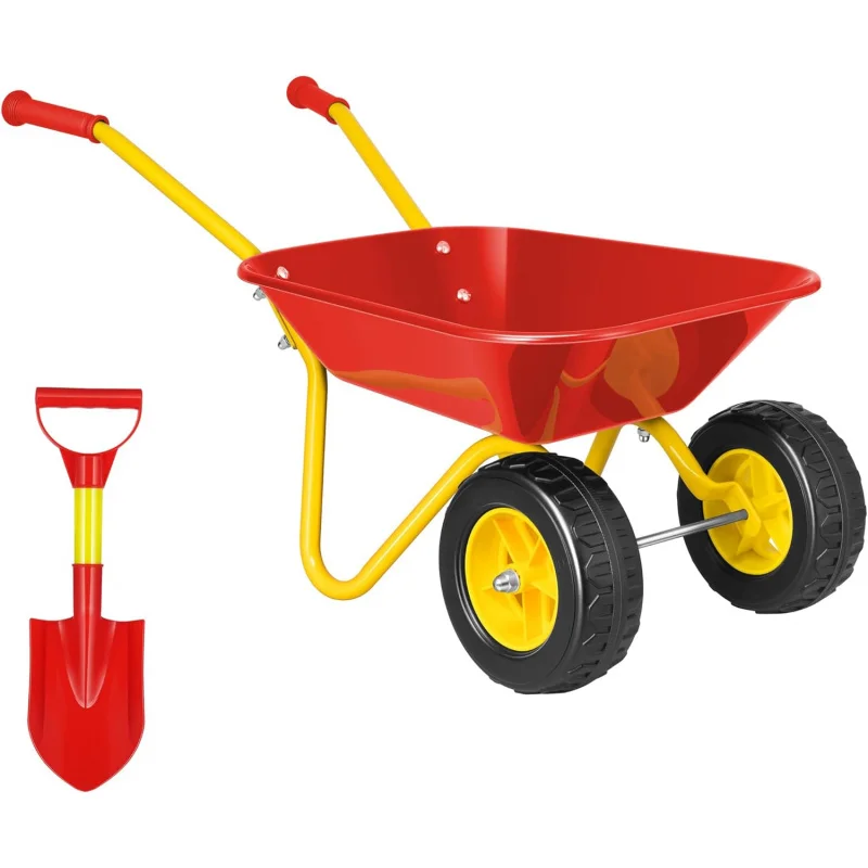 Gardening Tools For Toddlers - Kids Wheelbarrow Children Garden cart with