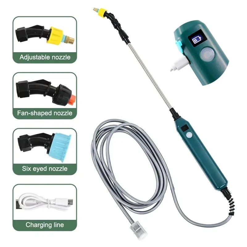 Gardening Tools Lowes - 2400mAh High Pressure Electric Garden Sprayer