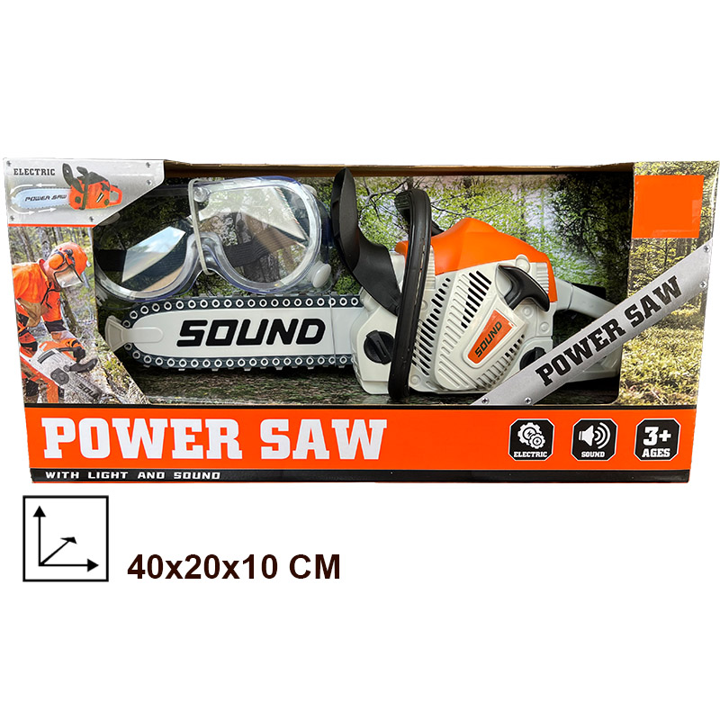 Toy Chainsaw with Goggles Chil - Gardening Tools For Toddlers ulasan dan harga