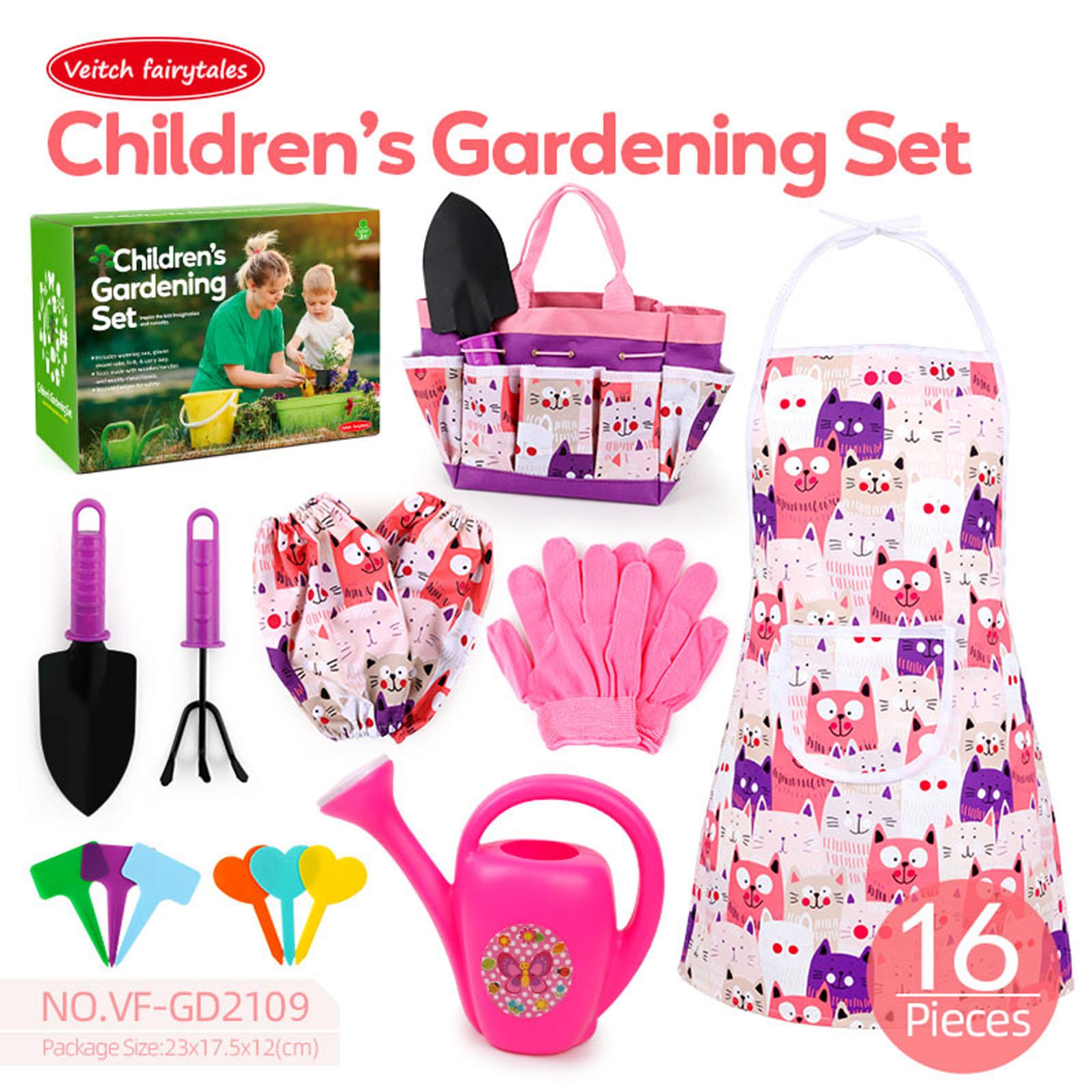 Kids Garden Tool Set with Tote - Gardening Tools For Toddlers ulasan dan harga
