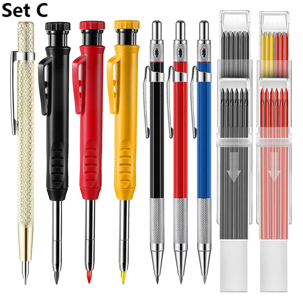 A/B/C/D Set Carpenter Pencils  - Gardening Tools B&Q ulasan dan harga
