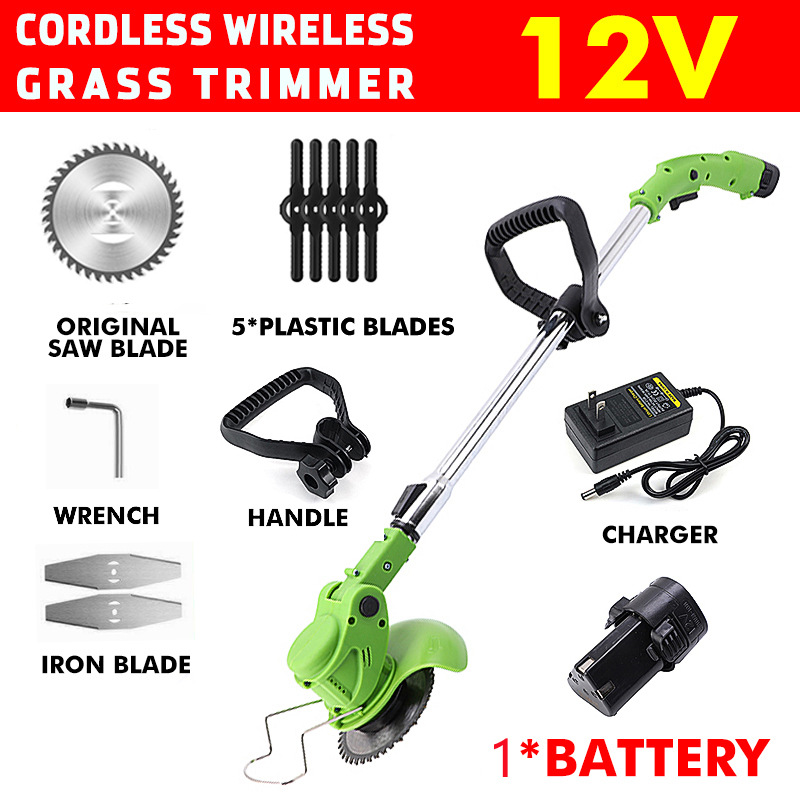 High Power Rechargeable Lithiu - Gardening Tools Lawn Mower ulasan dan harga