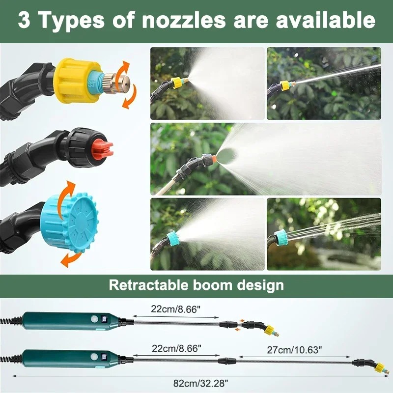 Portable 2400mAh High Pressure - Gardening Tools Lowes ulasan dan harga