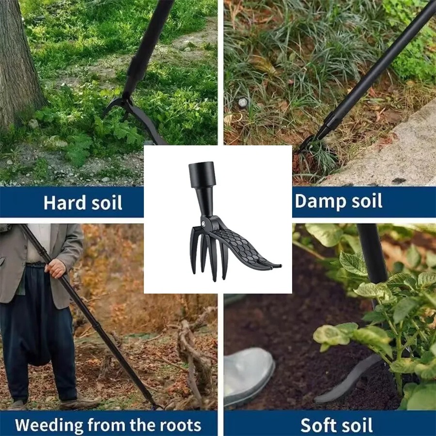 Stand Up Weed Puller Tool with - Gardening Tools To Remove Weeds ulasan dan harga