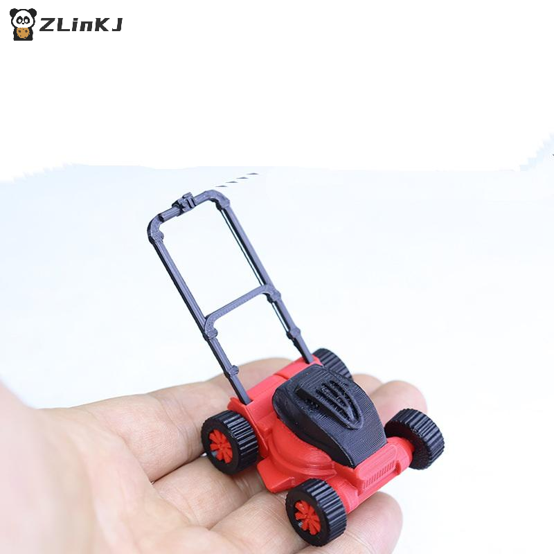 ▶1Pc 1:12 1:18 Dollhouse Lawn  - Gardening Tools Lawn Mower ulasan dan harga