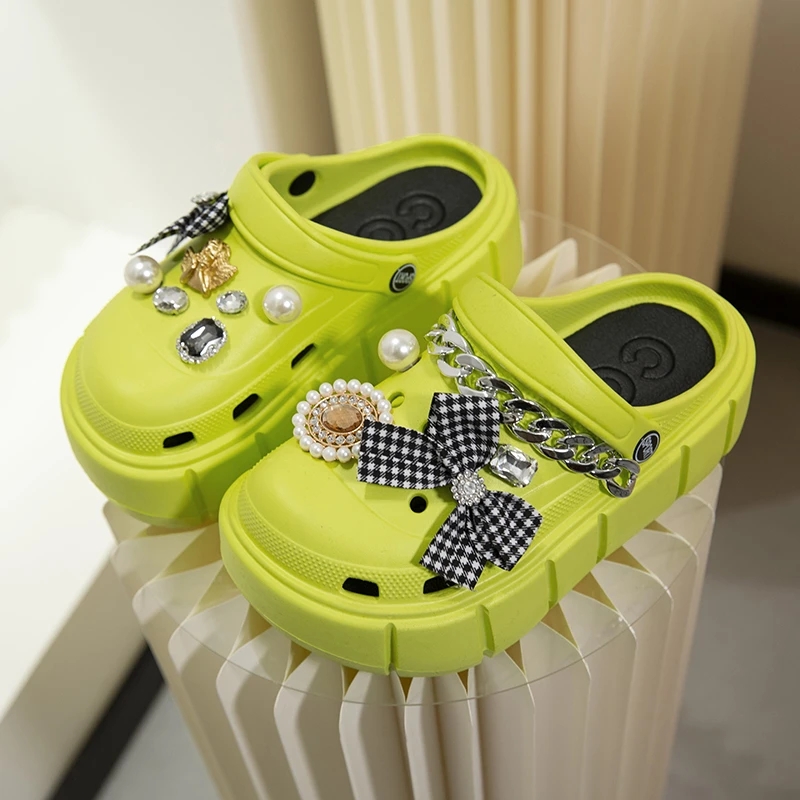 6cm DIY Platform Slippers Summ - Gardening Tools Women ulasan dan harga