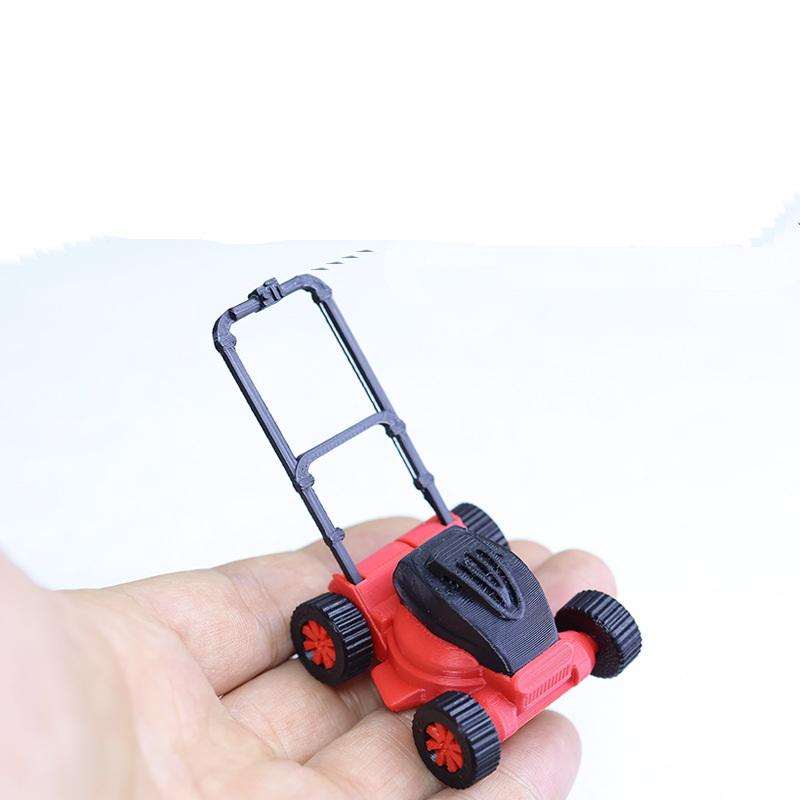 *1Pc 1:12 1:18 Dollhouse Lawn  - Gardening Tools Lawn Mower ulasan dan harga