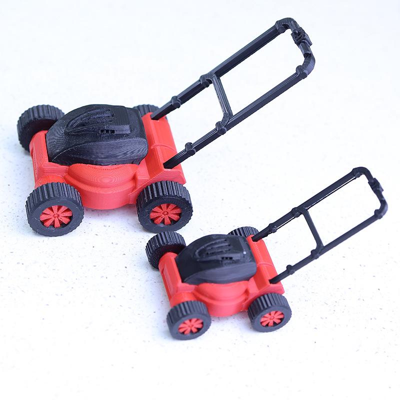 *1Pc 1:12 1:18 Dollhouse Lawn  - Gardening Tools Lawn Mower ulasan dan harga
