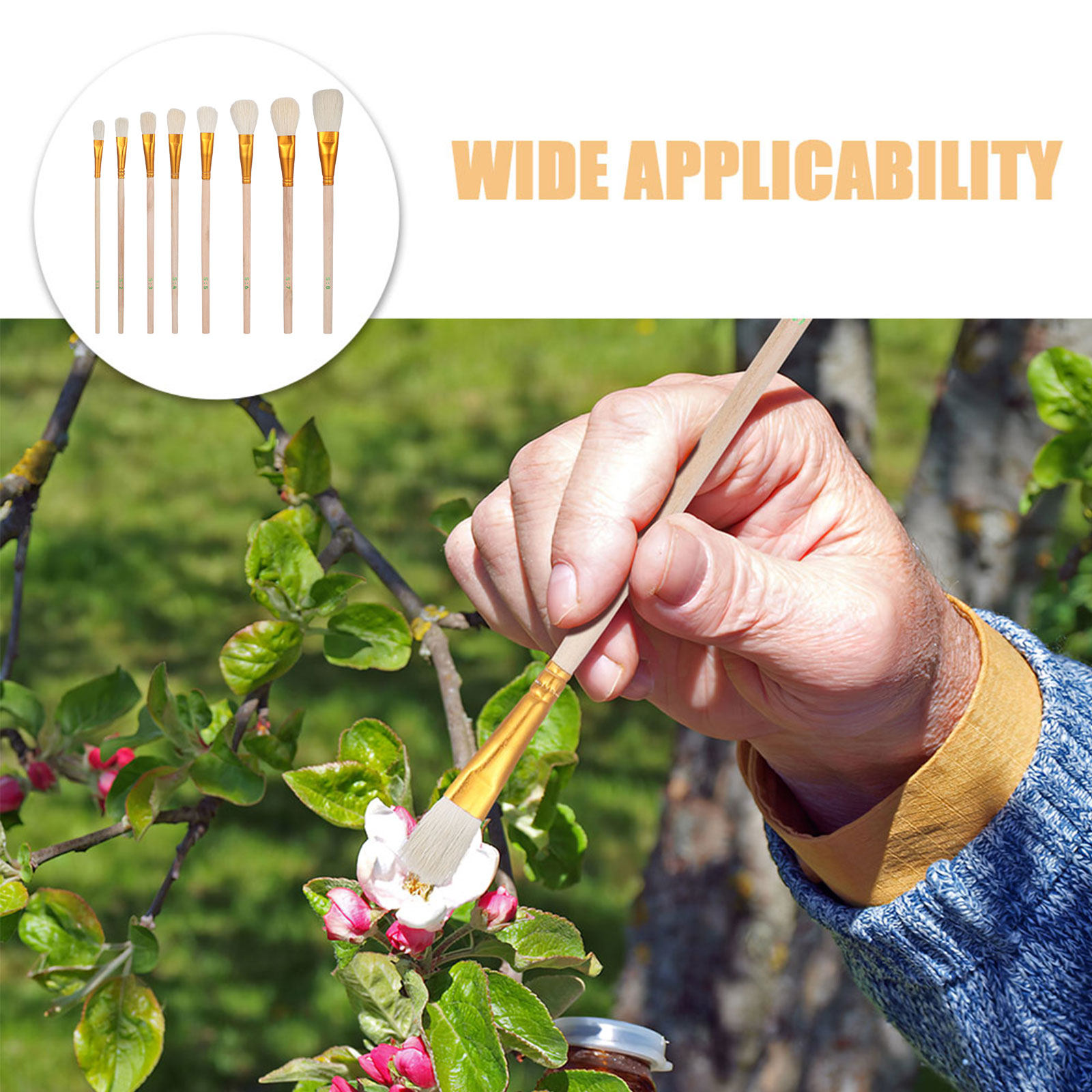 16Pcs Flower Pollinator Brush  - Gardening Tools Kit ulasan dan harga