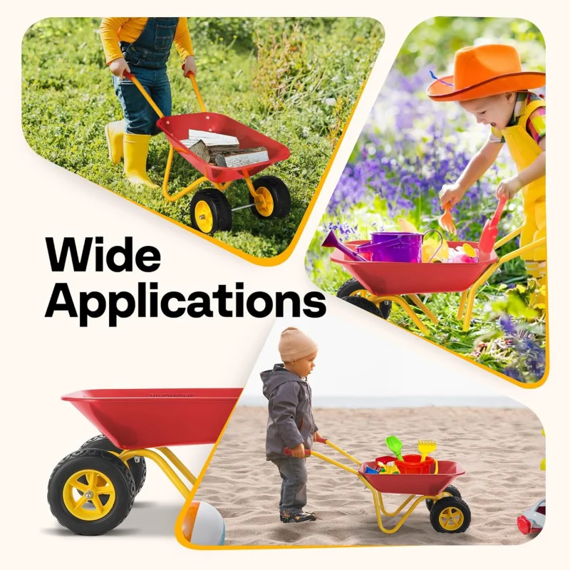 Kids Wheelbarrow Children Gard - Gardening Tools For Toddlers ulasan dan harga